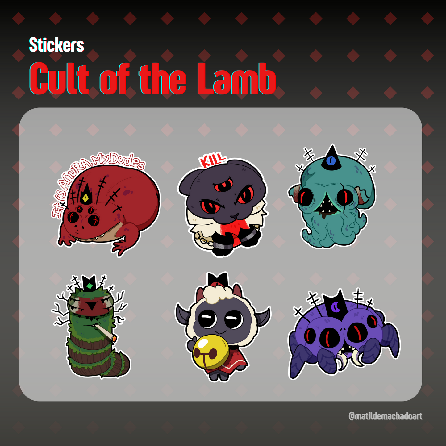 Cult of The Lamb: Stickers