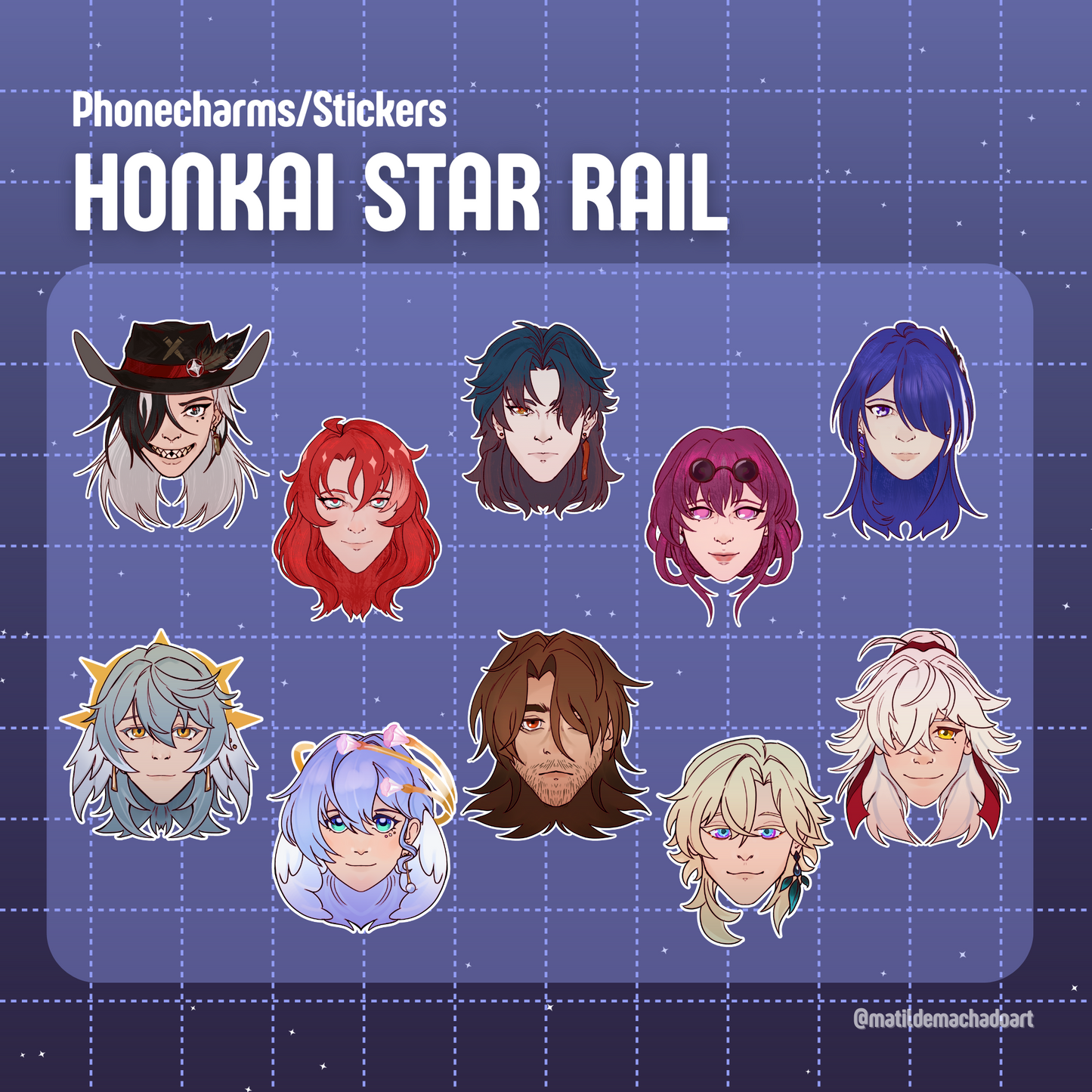 Honkai Star Rail: Phonecharms/Stickers